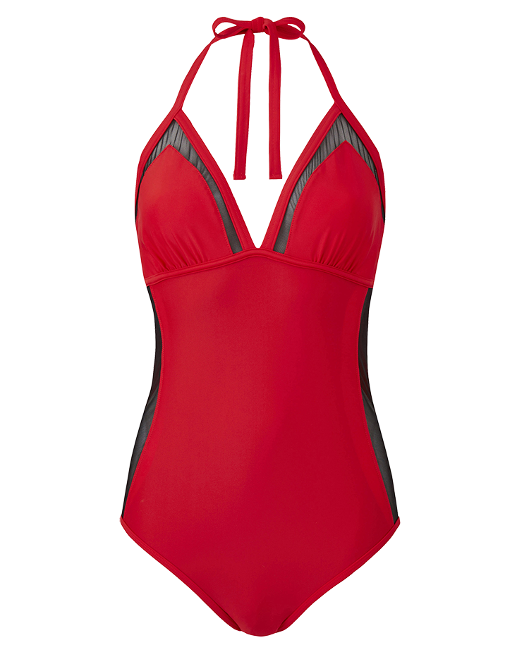 Red Mesh Swimsuit &amp;nbsp;Click to make it mine