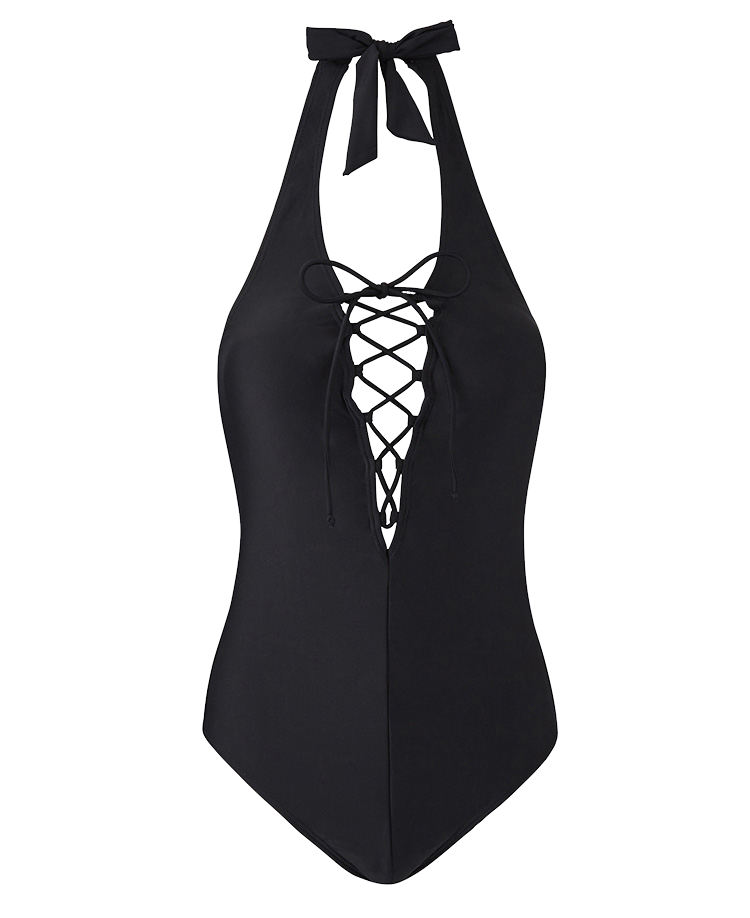 Plunge Tie Front Swimsuit
Click to make it mine