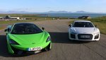 Duel : Audi R8 V10 Plus vs. McLaren...