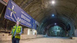 Zwischen Österreich und Italien entsteht zur Zeit für zehn Milliarden Euro der mit 64 Kilometern längste Tunnel der Welt, der 2026 fertig gestellt werden soll. (Quelle: Peter Kneffel/dpa)
